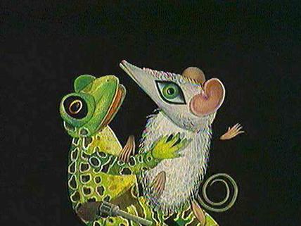 Mr. Frog Went A-Courting by Evelyn Lambart